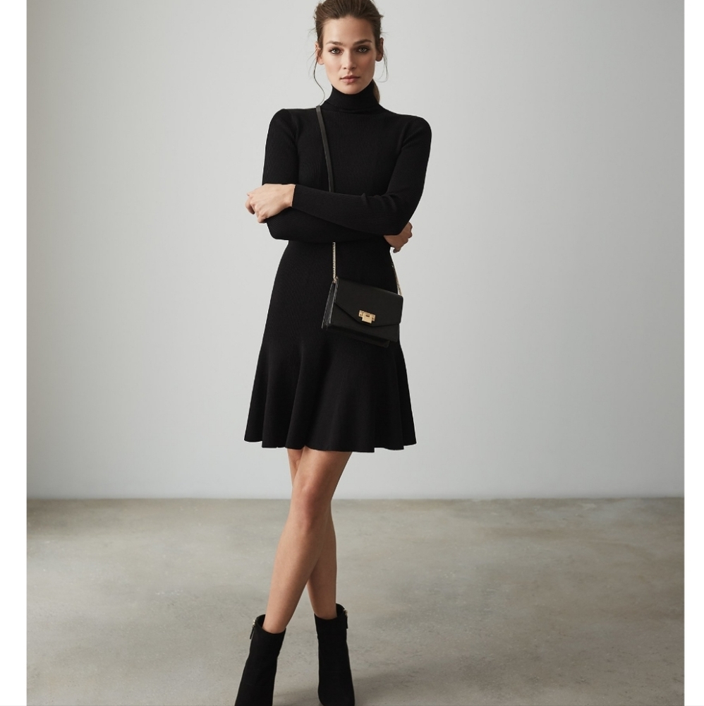 NWT REISS | Knit Flip Hem Dress